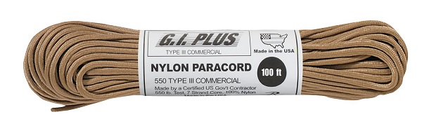 Nylon Paracord 550 - Tan