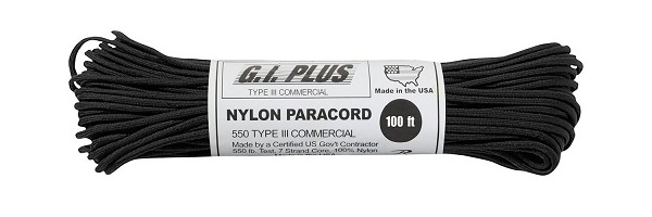 Nylon Paracord 550 - Black